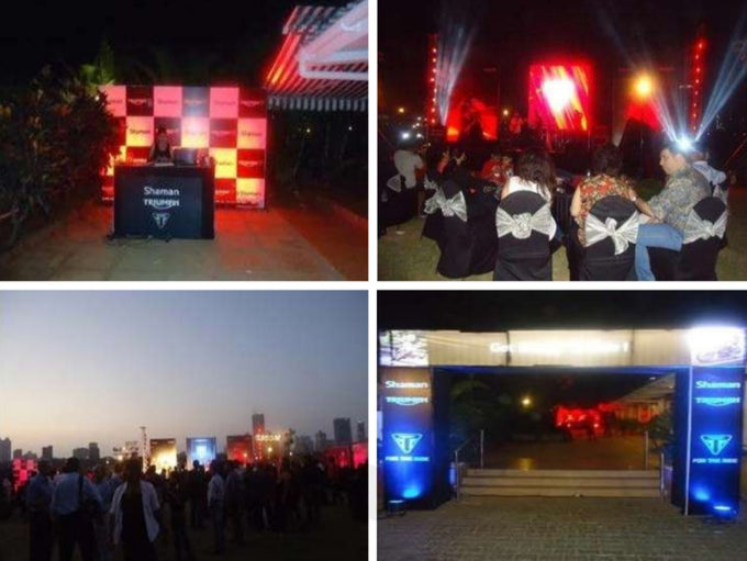 Triumph Shaman Launch with Rock Concert